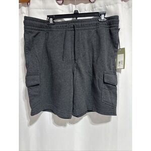Men's Goodfellow & Co Large Cargo‎ Jersey Shorts Gray